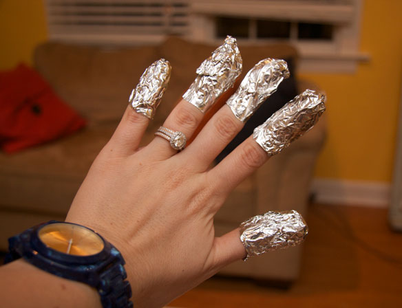 Red Carpet Manicure Removal With Foil