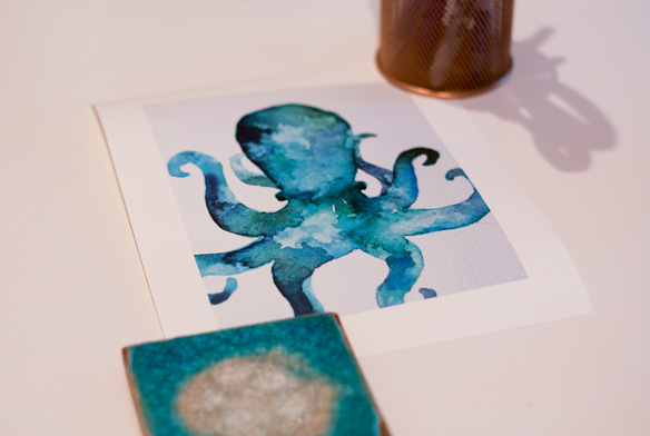 Earl Octopus Print - Wobins - Society6