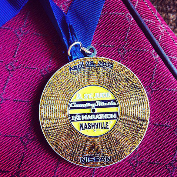 Nashville Country Music Half Marathon - Medal