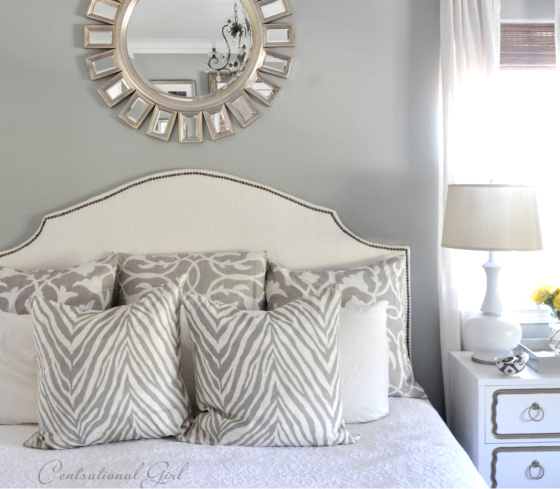 Centsational Girl - Master Bedroom - Custom Gray Paint